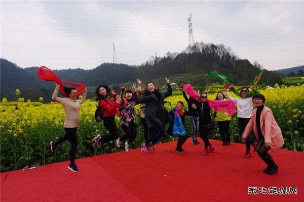 川煤鼎能房产女工快乐环保过“三八”