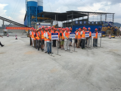 中交南沙新区总包部举行触电事故应急救援演练