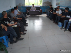 龙煤七矿公司副总经理刘辉到向阳矿参加“两学一做”主题学习活动