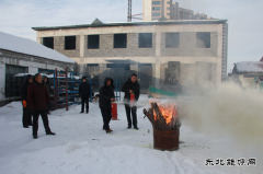 兴凯湖电业局：庆丰供电进行火灾事故应急演练