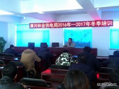 清河林业供电局：冬训快速“充电”