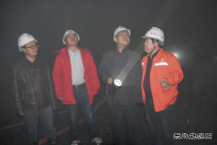 中铁十八局吉林引松项目部安全检查为施工保驾护航