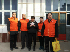 河北省高阳县爱心人士慰问贫困户