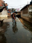 会泽顶上理发店停电金钟供电所雨后忙抢修