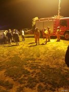 深夜会泽大海供电所4名电力勇士参与救援车祸伤员