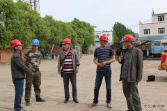 唐文德总监理深入庆丰供电所工程现场检查指导