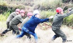 江西兴泉铁路兴宁4标三分部紧锣密鼓架线忙翻天保桥隧施工