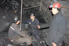 向阳矿安全技能培训到生产现场