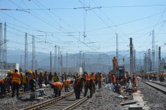 云南：广大铁路大理站站改工程小年夜完美收官