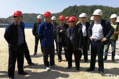 陈乃武到江西兴泉铁路兴宁4标工地调研