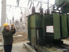 兴凯湖电业局：检修公司为春检预试变电站开展红外测温工作