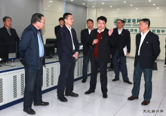 黑龙江省电力公司总经理胡卫东到兴凯湖电业局督导检查