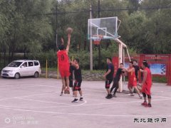 向阳矿举办职工篮球赛