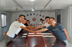 河北建工集团省四建一分公司蒙维科技研发大楼项目师徒帮带好