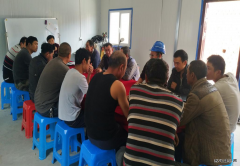 中交一公局巴哈公路土建三标开展高处作业安全教育