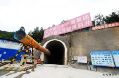 中铁二十一局：兴泉铁路兴国段最长隧道于都2#隧道斜井“改斜归正