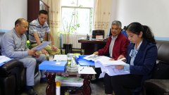 股份公司督查组到月矿检查“两项”整治工作开展情况