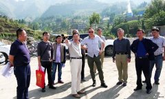 盘江精煤股份公司到月亮田矿调研采区综合楼升级改造工作