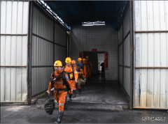 高山煤矿：开展水害应急救援预案演练