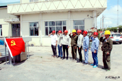 兴凯湖电业公司“党建+基建”活动为电网建设装上“红色马达”