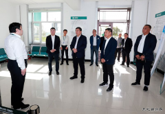 黑龙江省电力公司总经理朱薪志深入兴凯湖电业公司调研