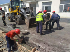 内蒙古南露天煤矿胶带运行一部夯实安全基础 整改破碎站排水沟