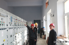 兴凯湖电业公司总经理朱启振到迎春分公司检查指导工作