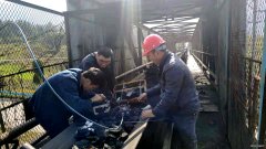 金佳矿选煤厂维修光缆保安全