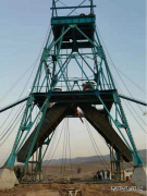 中煤三建二十九处机厂顺利完成麻家梁井架安装工程