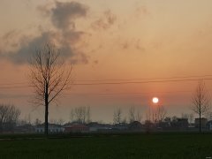 落日的黄昏（摄影作品）