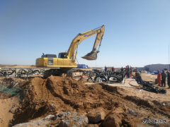 升富煤矿主斜井工程顺利复工