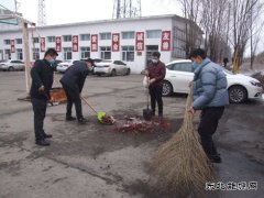 七矿公司向阳矿开展“抗击疫情、爱卫同行”主题党日活动