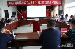 中煤矿建集团召开2020年上半年“一通三防”、防治水专题会议