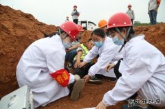 潞安焦化：开展“土方坍塌”事故应急演练