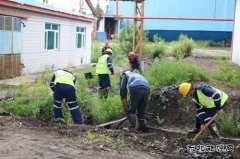 南露天煤矿胶带运行二部开展消防技能比武大赛