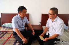 蒲白建庄矿业公司：慰问困难党员，浓浓关怀暖人心