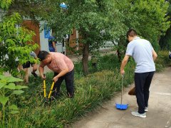 中煤三建二十九处古城项目部组织团员青年开展义务劳动