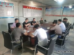 中煤三建二十九处副处长周公建赴砂墩子项目部检查指导工作