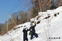 黑龙江牡丹江公司：雪后特巡