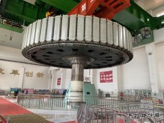 牡丹江水力发电总厂：莲花发电厂1号机组转子一次性起吊成功