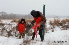 兴凯湖电业公司：迎风冒雪开展特巡保供电