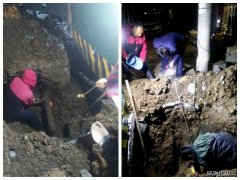 蒲白中心社区：供水抢修风雪无阻