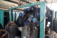 航锦科技对老旧设备实施科技创新氯乙烯新机头“安全上岗”