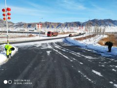 富蕴执法大队不畏严寒积极做好冬季行政许可现场勘验工作