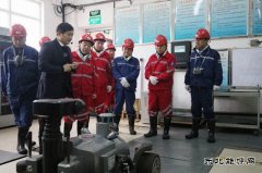 蒲白矿业公司党委书记、董事长问永忠一行到建庄矿业调研指导工作