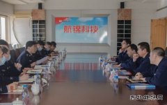 葫芦岛市副市长、公安局长孙亭来航锦科技调研