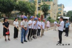 白水社区开展房屋坍塌应急救援实战演练