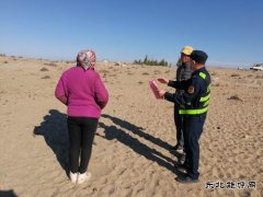 阿勒泰执法支队哈巴河执法大队：服务群众“送法进牧民”