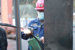 蒲白建庄矿业公司组织开展输送带阻燃试验