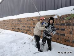 大唐葫芦岛热力公司：清扫积雪保畅通 加大巡检保供暖
